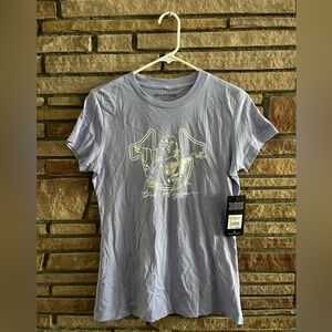 True Religion Lilac and silver short sleeve shirt US: Small